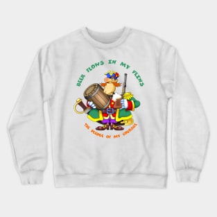 Beer Pirate Crewneck Sweatshirt